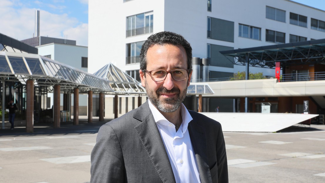 Robert Mardini, directeur du Comité International de la Croix-Rouge  © 2020 EPFL / Alain Herzog