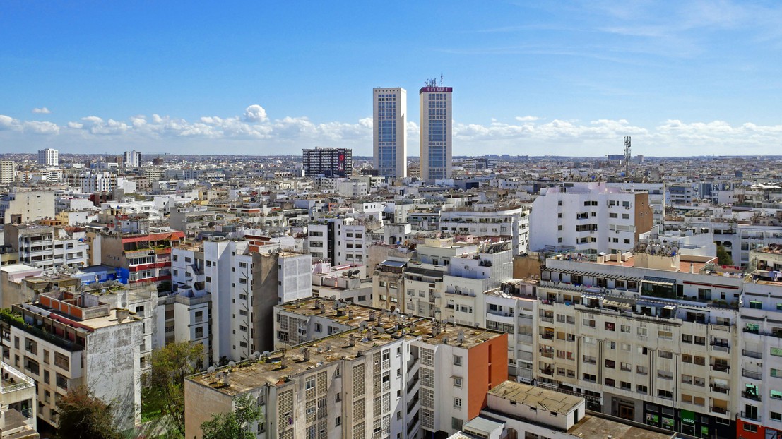 Casablanca, capitale économique du Maroc, et son Twin Center. © 2020 Istock Casablanca, capitale économique du Maroc, et son Twin Center. © 2020 Istock