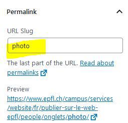 url page