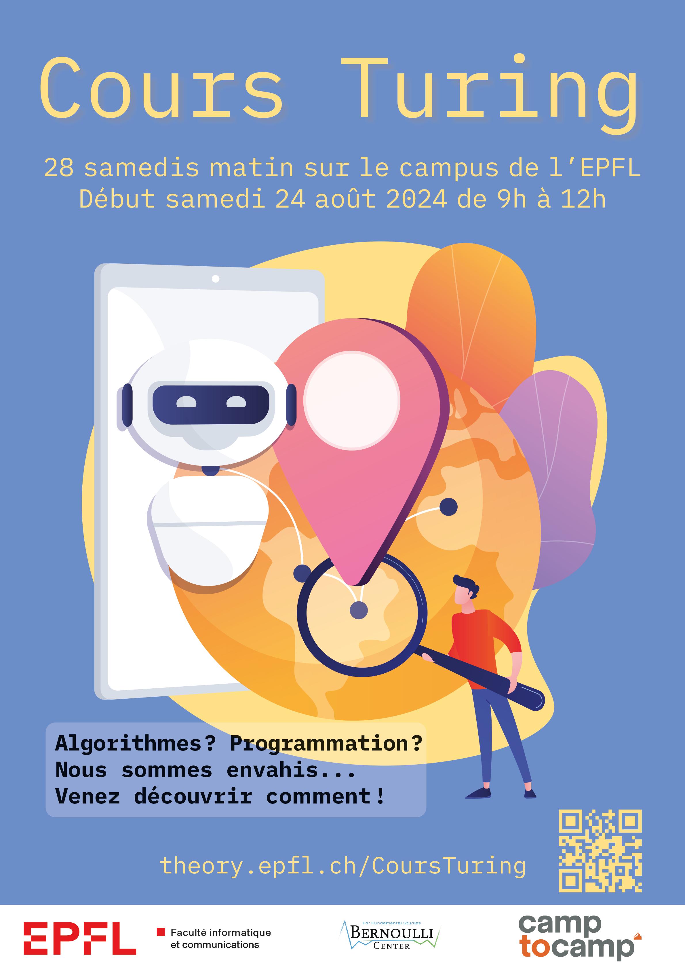 Affiche Cour Turing 24-25