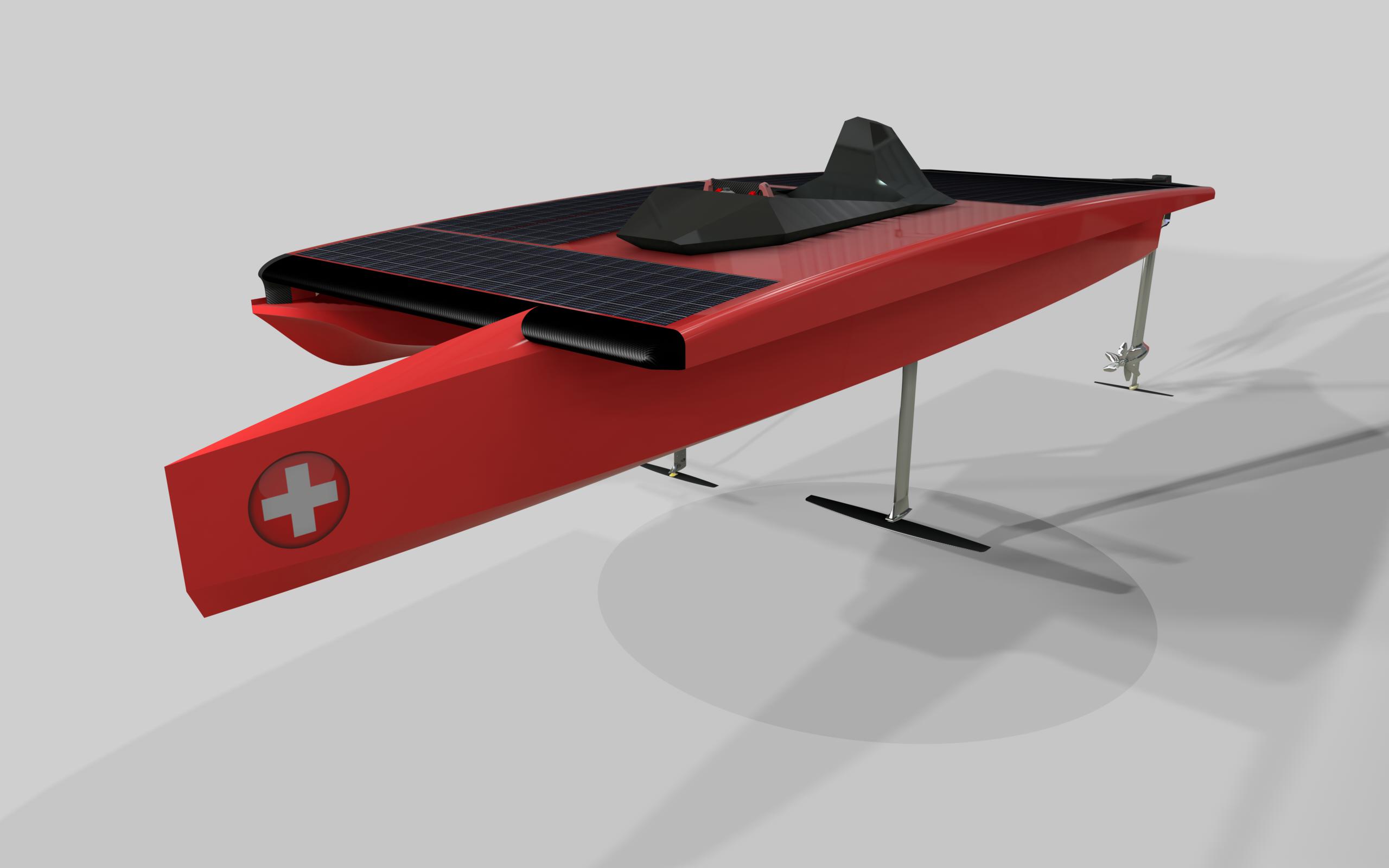 Swiss Solar Boat parie sur une géométrie audacieuse