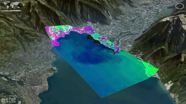 HSI data 3D georegistration